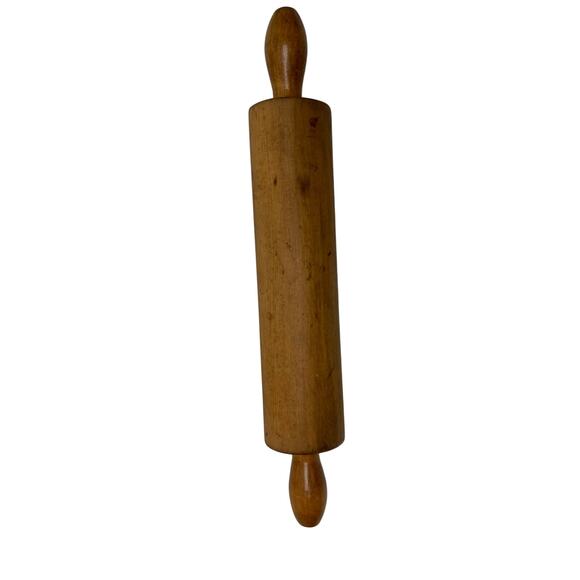 Vintage Wooden Hand Turned Rolling Pin - Picture 4 of 9